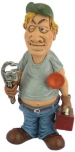 Plumber Figurine 